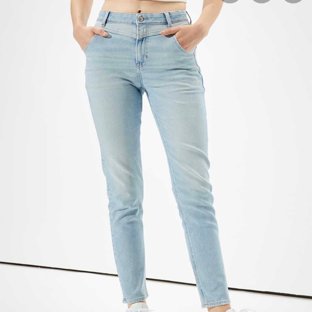 AEO Stretch Mom Jeans-12